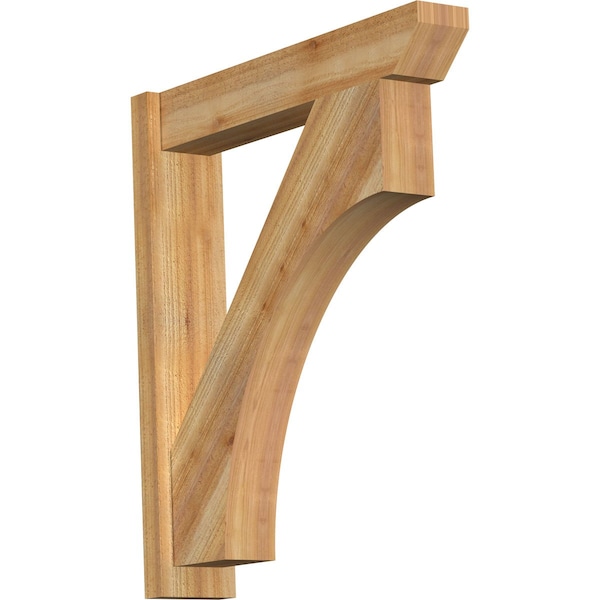 Ekena Millwork Westlake Slat Rough Sawn Outlooker, Western Red Cedar, 6"W x 30"D x 34"H OUT06X30X34WTL06RWR - main